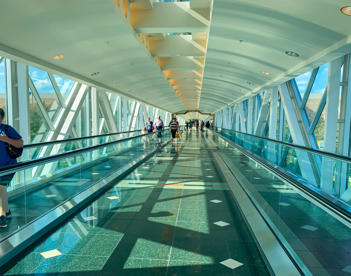 A view of the interior of the Somerset Collection walkway in Troy, Michigan